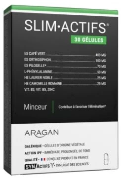 Aragan Synactifs SlimActifs 30 Capsules