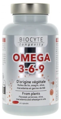 Biocyte Longevity Omega 3-6-9 60 Capsules