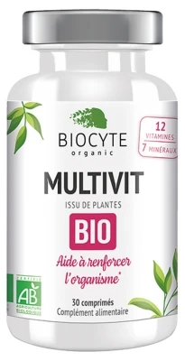 Biocyte Multivit Organic 30 Tablets