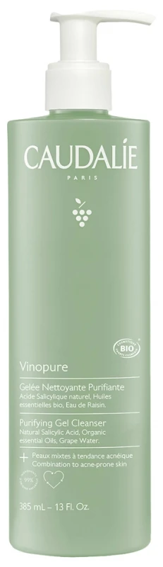 Caudalie Vinopure Purifying Gel Cleanser Organic 385ml