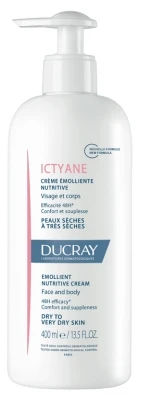 Ducray Ictyane Emollient Nutritive Cream Face And Body 400ml