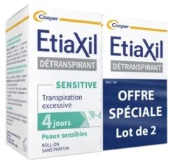 Etiaxil Antiperspirant Armpits Sensitive Skin Roll-On 2 X 15ml