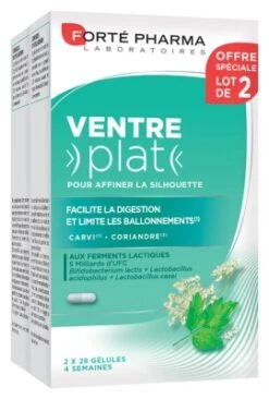 Forté Pharma Flat Stomach 2 X 28 Capsules