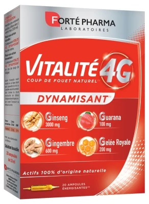 Forté Pharma Vitality 4G 20 Phials 3 Forté Pharma Vitality 4G 20 Phials