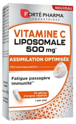 Forté Pharma Vitamin C Liposomal 500mg 30 Vegetable Capsules