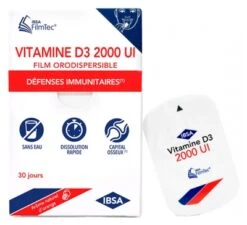 IBSA Vitamin D3 2000 IU 30 Orodispersible Films