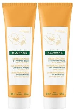 Klorane Hair Removal Cream With Sweet Almond 2 X 150ml