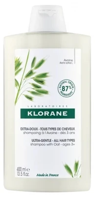 Klorane Ultra-Gentle - All Hair Types Shampoo With Oat Milk 400ml 3 Klorane Ultra-Gentle - All Hair Types Shampoo With Oat Milk 400ml