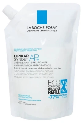 La Roche-Posay Lipikar Syndet AP+ Eco-Refill 400ml 3 La Roche-Posay Lipikar Syndet AP+ Eco-Refill 400ml