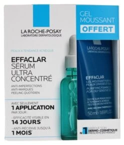 La Roche-Posay Effaclar Ultra Concentrated Serum 30ml + Purifying Foaming Gel 50ml Free