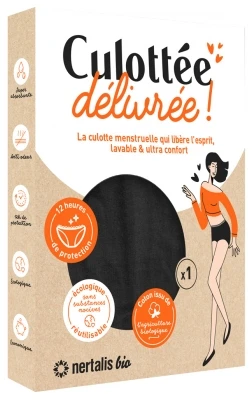 Nertalis Bio Menstrual Panties Culottée Délivrée Black Colour 3 Nertalis Bio Menstrual Panties Culottée Délivrée Black Colour