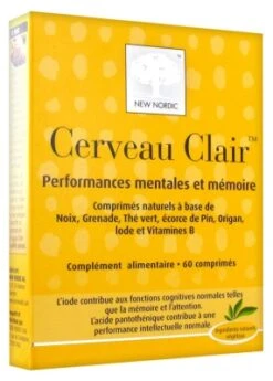 New Nordic Clear Brain 60 Tablets
