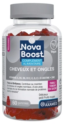 Nova Boost Hair And Nails 60 Gummies