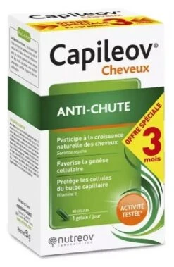 Nutreov Capileov Anti-Hair Loss 90 Capsules 1 Month Offered