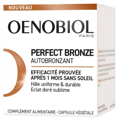 Oenobiol Perfect Bronze Self-Tanner 30 Capsules 3 Oenobiol Perfect Bronze Self-Tanner 30 Capsules
