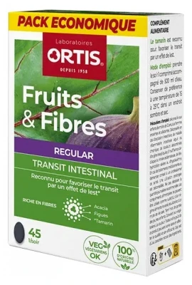 Ortis Fruits & Fibres Regular 45 Tablets 3 Ortis Fruits & Fibres Regular 45 Tablets