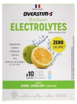 Overstims Electrolytes Drink Lemon - Green Lemon 10 Sachets