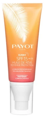 Payot Sunny Huile De Rêve The Sublimating Tan Effect Body And Hair SPF15 100ml