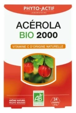 Phyto-Actif Organic Acerola 2000 24 Tablets