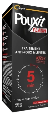 Pouxit Flash Anti-Lice And Nits Spray 150ml