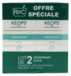 RoC Keops Stick Deodorant 2 X 40ml