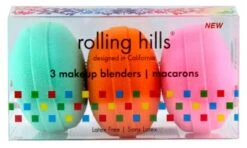 Rolling Hills 3 Makeup Blenders Macarons
