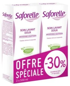 Saforelle Gentle Cleansing Care 2 X 500ml