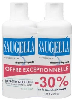 Saugella Dermoliquid 2 X 500ml