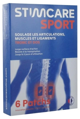 Stimcare Sport Trunk And Back 6 Patches 3 Stimcare Sport Trunk And Back 6 Patches