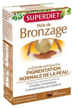 Superdiet Pearl Of Tanning 60 Capsules