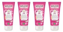 Weleda Love Pampering Creamy Body Wash 4 X 200ml