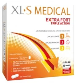 XLS Medical Extra Fort Support For Weight Loss 40 Tablets